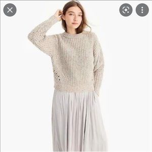 J. Crew Point Sur Chunky Ribbed Crew Sweater